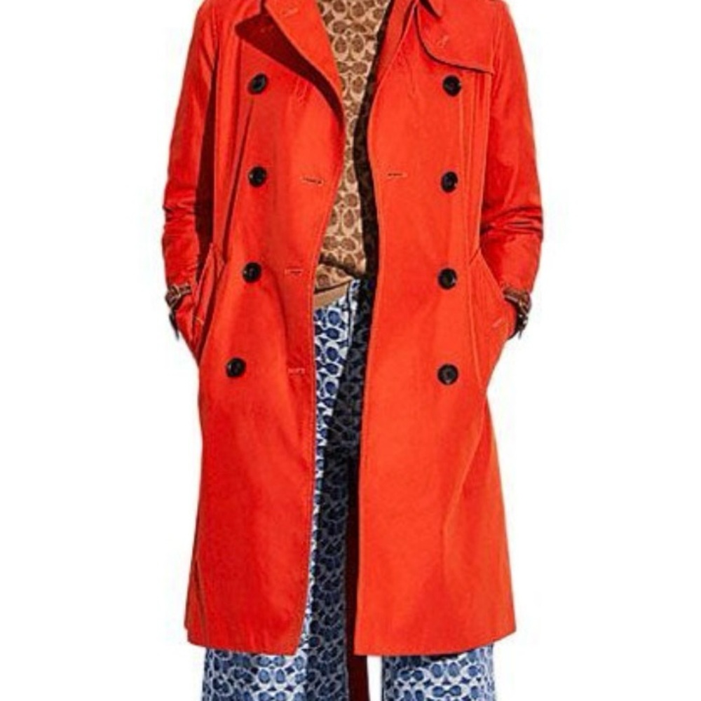 COACH | Icon Trench Coat in Orange (US 14/16)